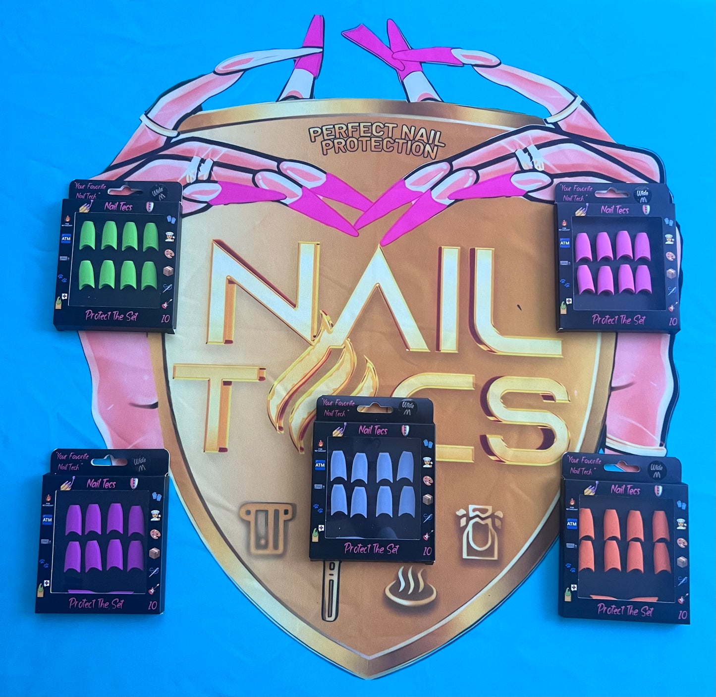 COFFIN SHAPE NAILS