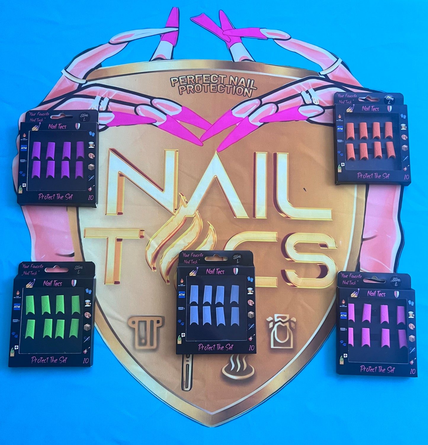 SQUARE SHAPE NAILS