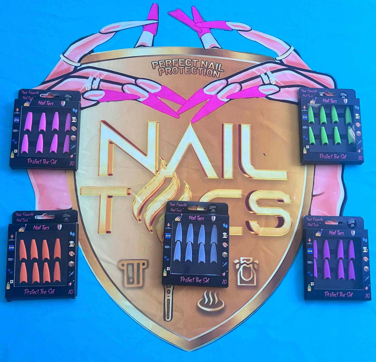 STILETTO SHAPE NAILS