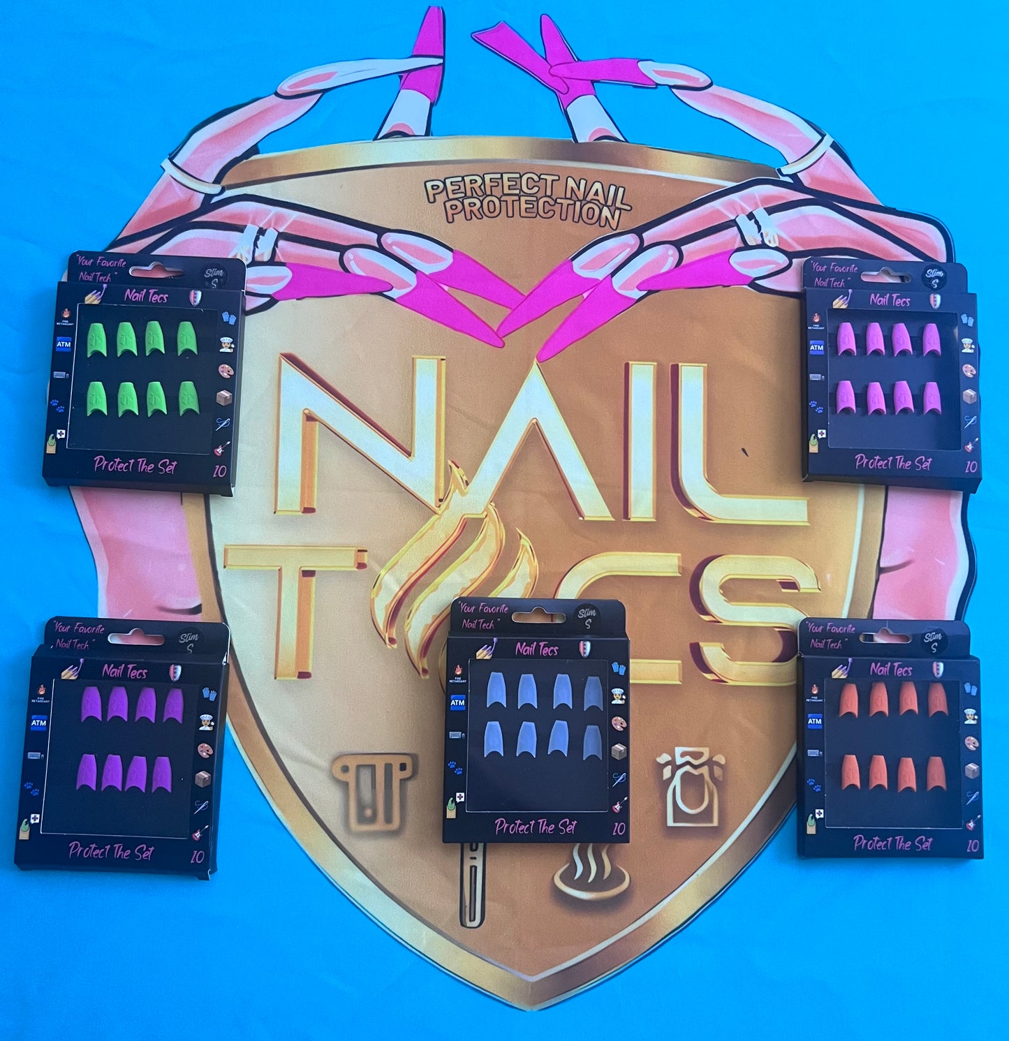 COFFIN SHAPE NAILS