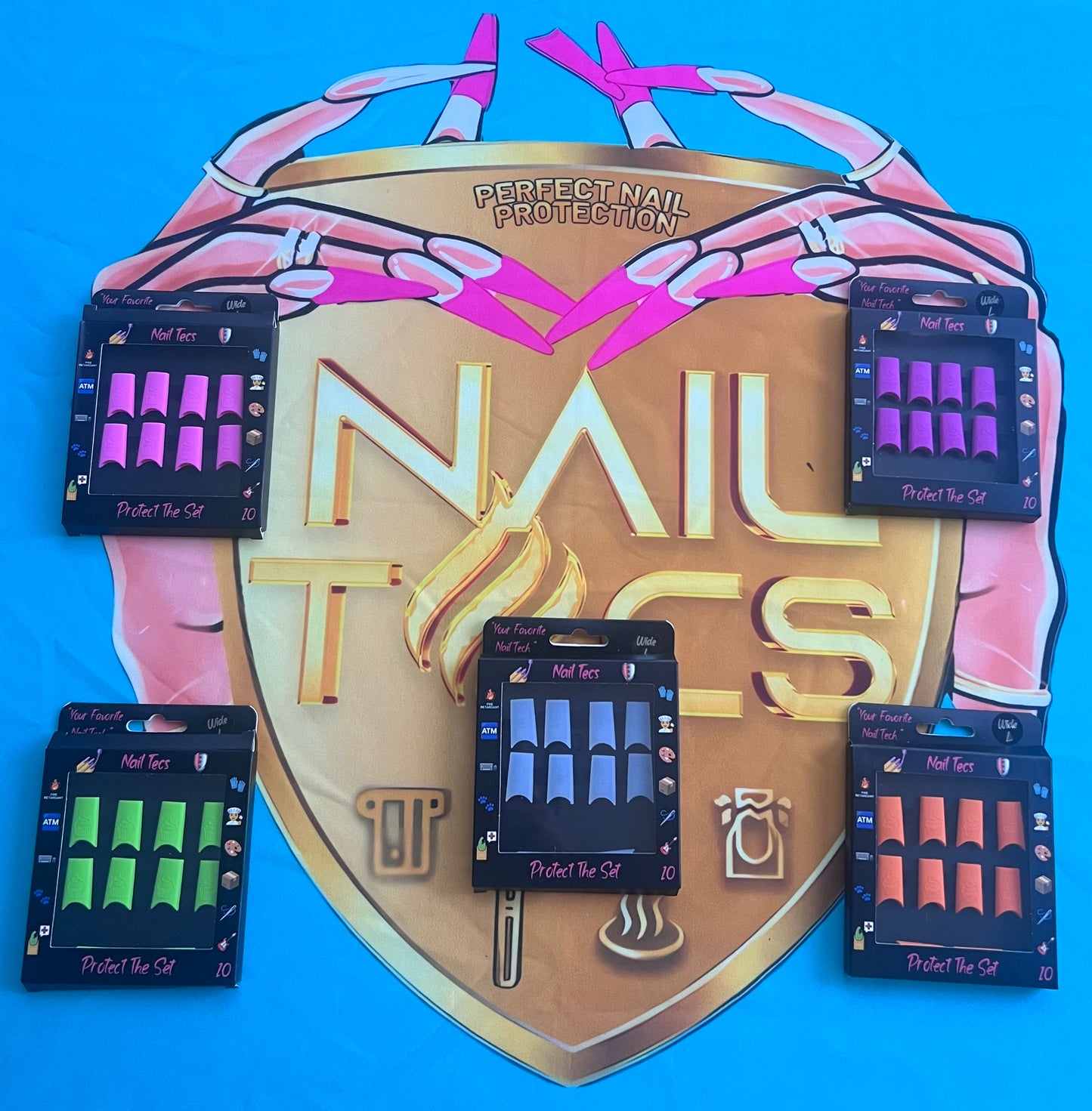 SQUARE SHAPE NAILS