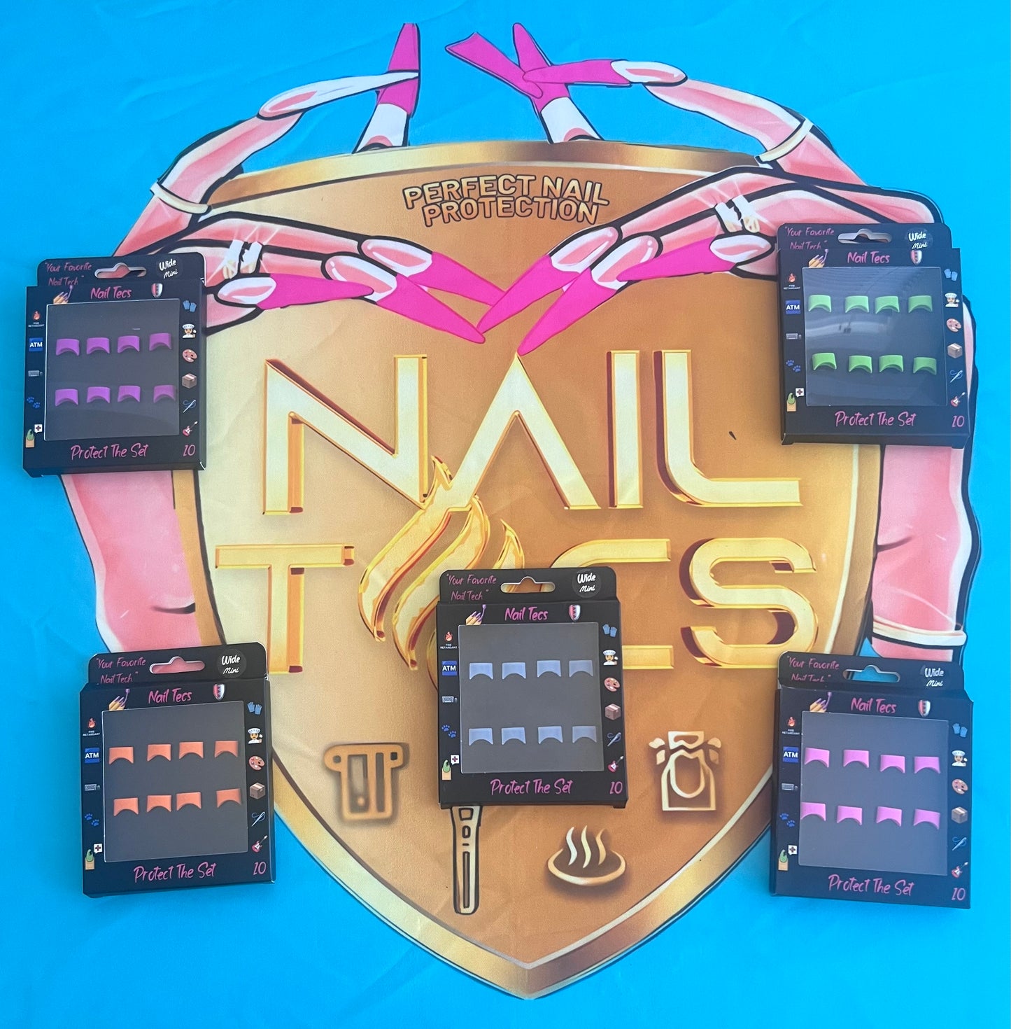 SQUARE SHAPE NAILS