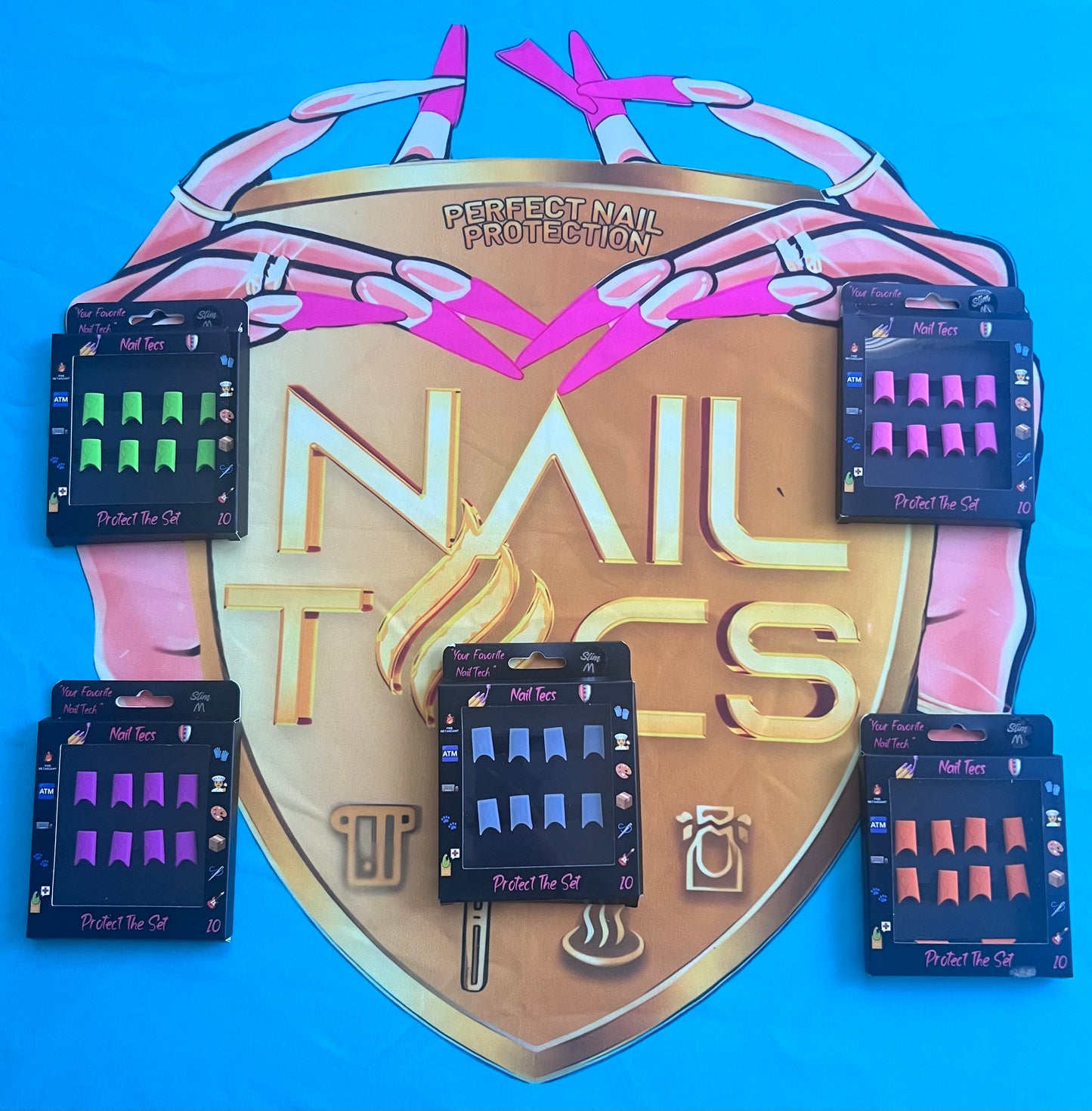 SQUARE SHAPE NAILS