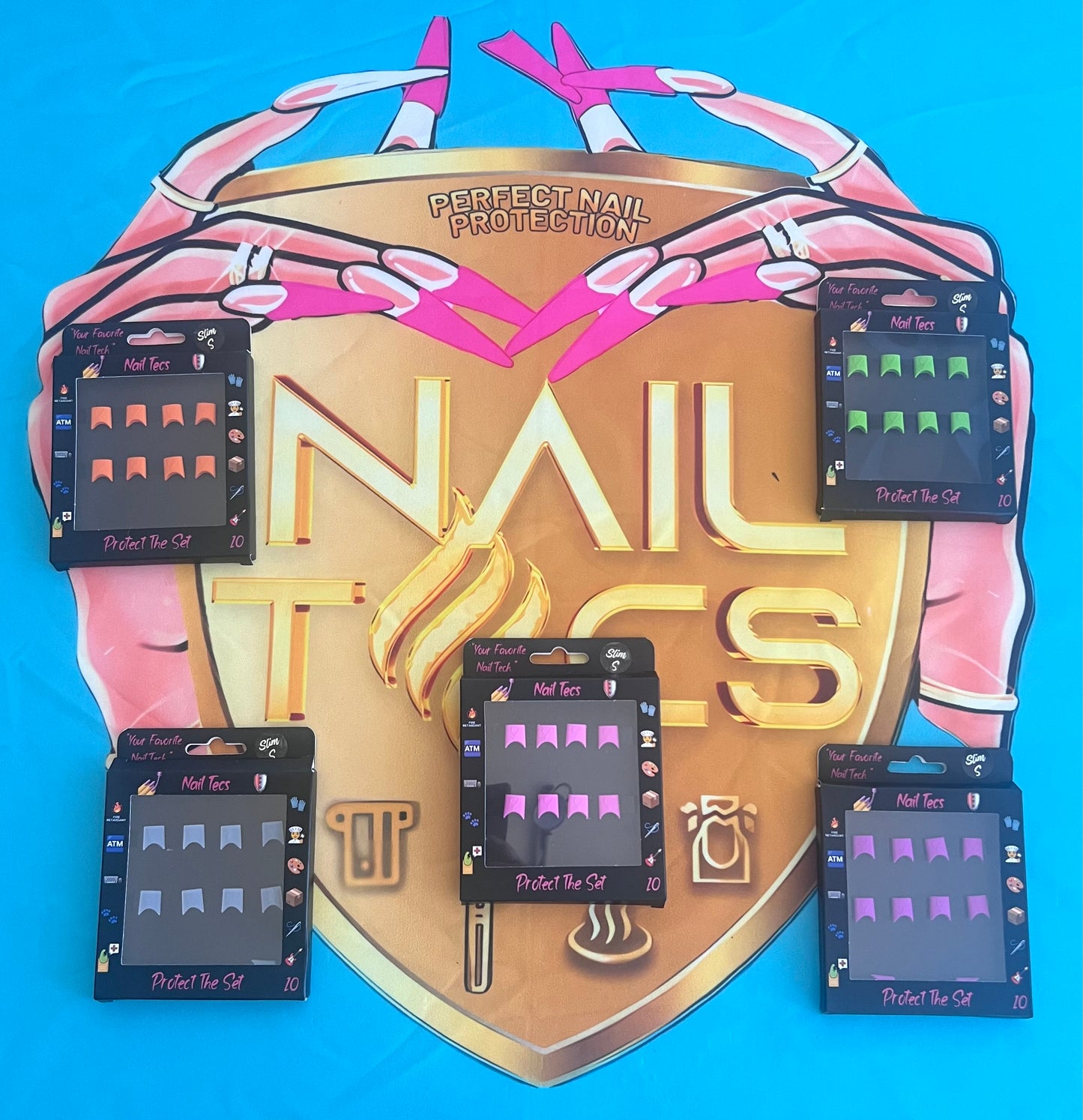 SQUARE SHAPE NAILS