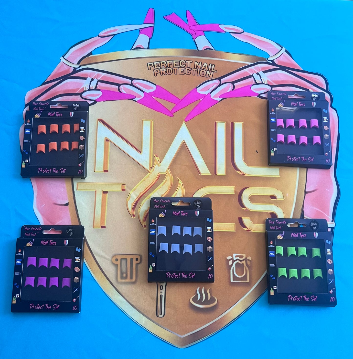SQUARE SHAPE NAILS