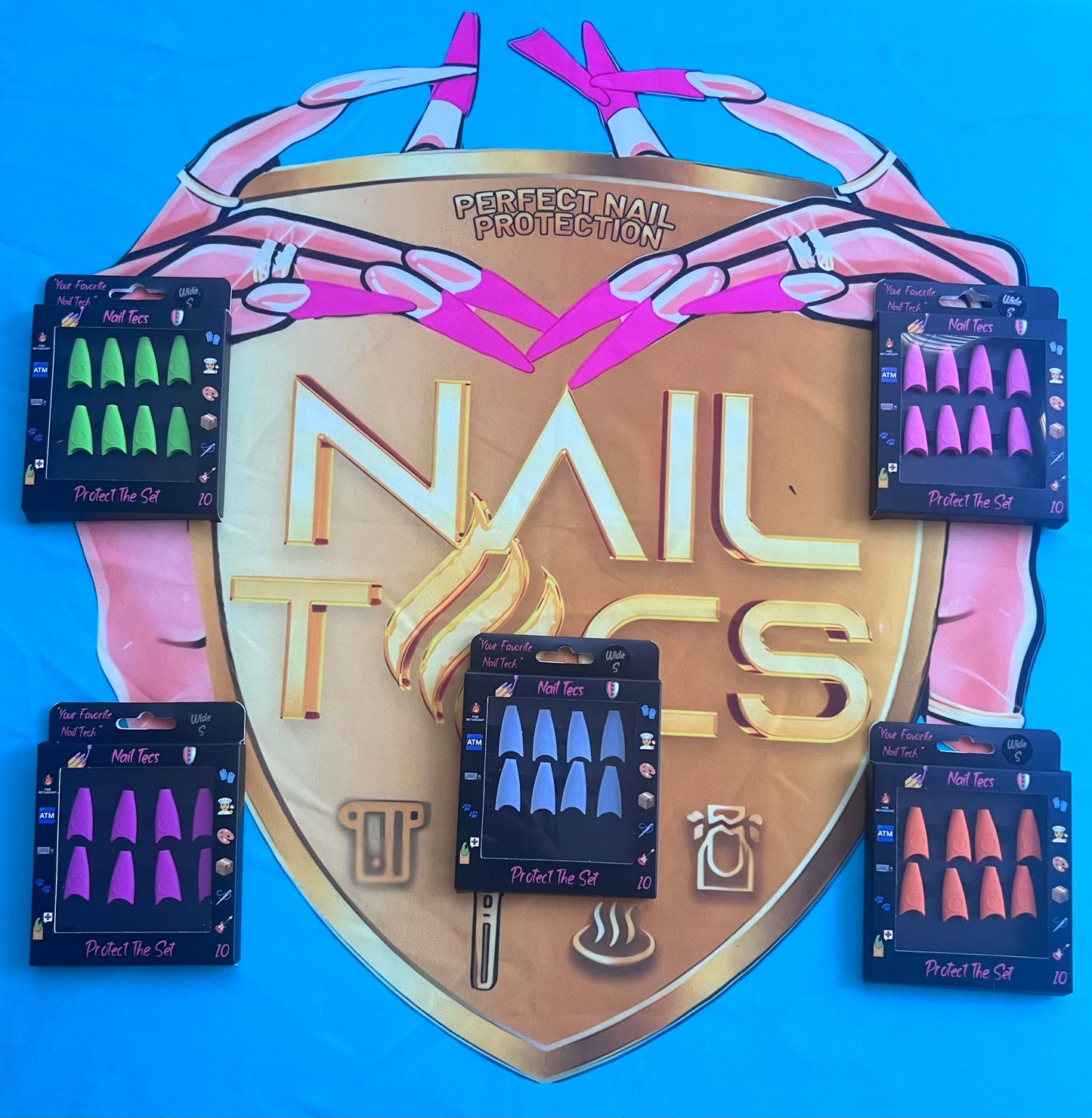 STILETTO SHAPE NAILS